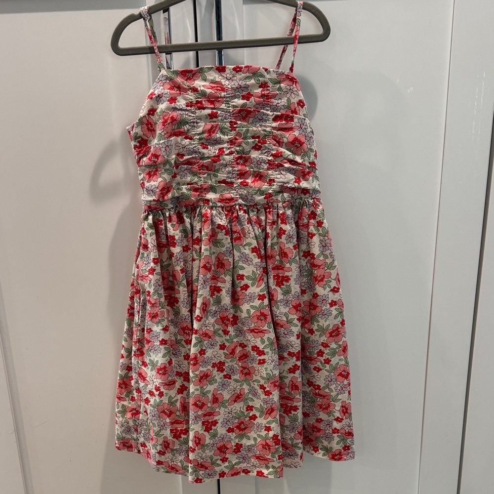 Polo by Ralph Lauren Red and White Floral Kids Dress